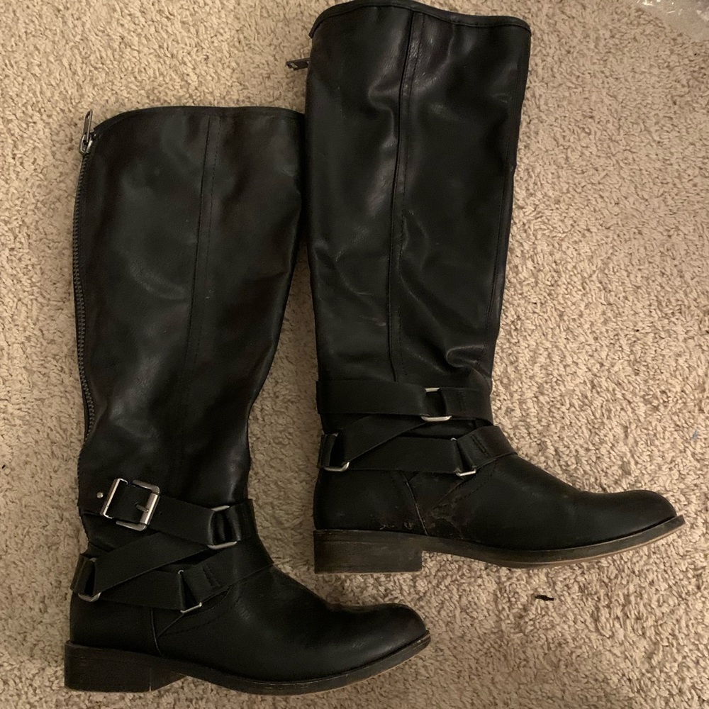 Steve Madden Black Boots